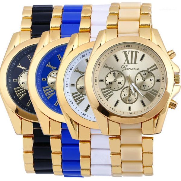 fashion geneva gold alloy silicone strap for men sports three eyes roman numerals clock mens quartz wristwatches women watches, Slivery;brown
fashion geneva gold alloy silicone strap for men sports three eyes roman numerals clock mens quartz wristwatches women watches, Slivery;brown