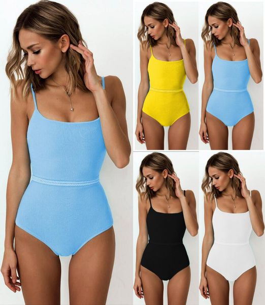 women's swimwear blue one piece swimsuit solid belt push up summer beach wear bathing suit brazilian monokini bodysuit, White;black
women's swimwear blue one piece swimsuit solid belt push up summer beach wear bathing suit brazilian monokini bodysuit, White;black