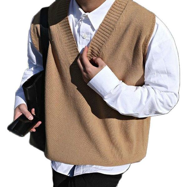 men's vests 2xl oversize spring autumn mens chic all-match preppy style daily outwear sweater vest men v-neck solid simple casual, Black;white
men's vests 2xl oversize spring autumn mens chic all-match preppy style daily outwear sweater vest men v-neck solid simple casual, Black;white
