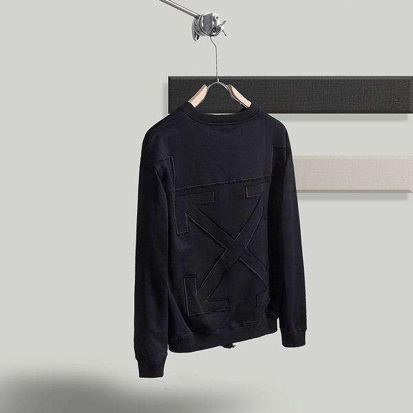 pasted off embroidery style white cloth arrow round neck sweater couple men's and women's hip-hop pure cotton tide brand loose, Black
pasted off embroidery style white cloth arrow round neck sweater couple men's and women's hip-hop pure cotton tide brand loose, Black