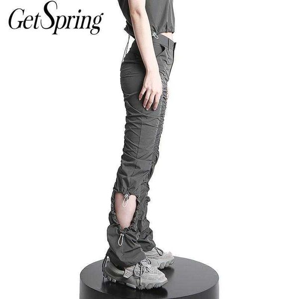 getspring women pant irregular hollow out drawstring casual pants woman asymmetry cargo fashion 210601, Black;white
getspring women pant irregular hollow out drawstring casual pants woman asymmetry cargo fashion 210601, Black;white