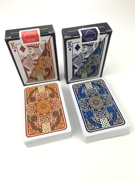 10sets/lot plastic playing cards baccarat texas holdem waterproof frosting poker card board bridge pokers game entertainment, Black
10sets/lot plastic playing cards baccarat texas holdem waterproof frosting poker card board bridge pokers game entertainment, Black