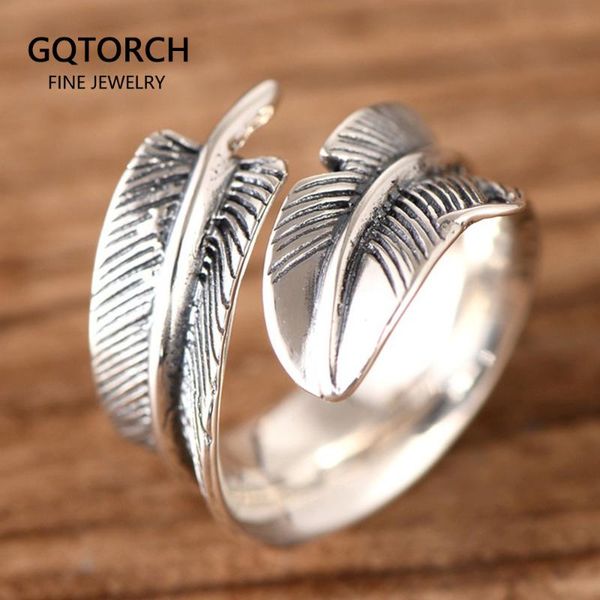 cluster rings pure solid 925 sterling silver jewelry handmade vintage feather ring opening japan personality fashion 2021 men, Golden;silver
cluster rings pure solid 925 sterling silver jewelry handmade vintage feather ring opening japan personality fashion 2021 men, Golden;silver