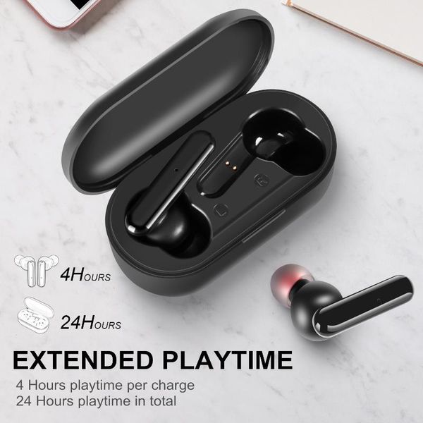 bluetooth 5.0 earphones wireless earpiece stereo sports waterproof earbuds headsets with microphone headphones &
