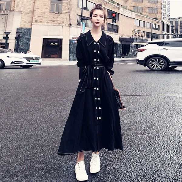 drs female spring and autumn 2021 light luxury niche fried street temperament sleeve black thin shirt long skirt, Black;gray
drs female spring and autumn 2021 light luxury niche fried street temperament sleeve black thin shirt long skirt, Black;gray