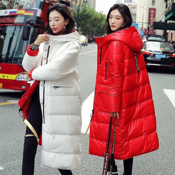 white duck 200kg can wear the new winter korean version. wear down jacket on both sides. women's bright face large thickened coat, Black
white duck 200kg can wear the new winter korean version. wear down jacket on both sides. women's bright face large thickened coat, Black