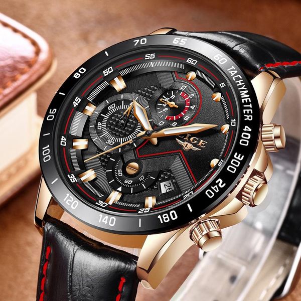 wristwatches mens watches lige quartz watch gold men casual leather military waterproof sport wristwatch relogio masculino, Slivery;brown
wristwatches mens watches lige quartz watch gold men casual leather military waterproof sport wristwatch relogio masculino, Slivery;brown