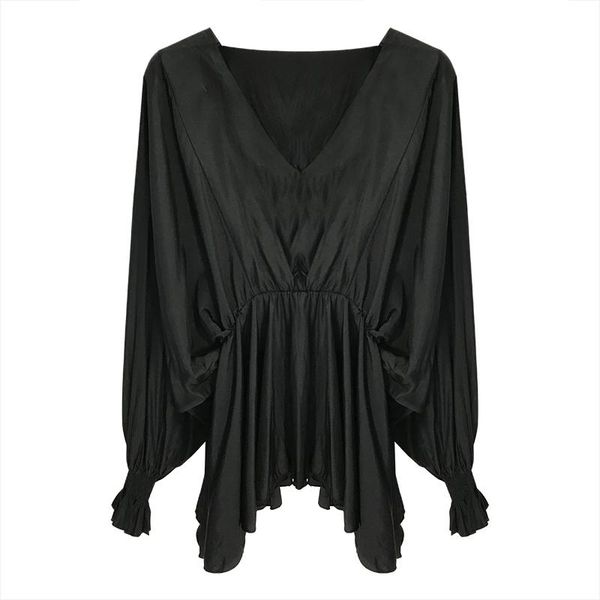 women's blouses & shirts perhaps u women batwing sleeve long v neck black apricot solid shirt casual office lady b0591, White
women's blouses & shirts perhaps u women batwing sleeve long v neck black apricot solid shirt casual office lady b0591, White