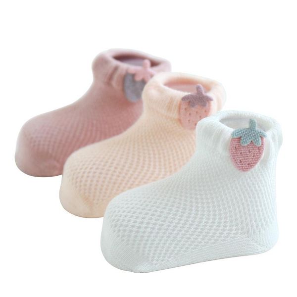 3pcs/lot infant todder born baby socks summer mesh breathable straberry kids boy girl sock, Pink;yellow
3pcs/lot infant todder born baby socks summer mesh breathable straberry kids boy girl sock, Pink;yellow