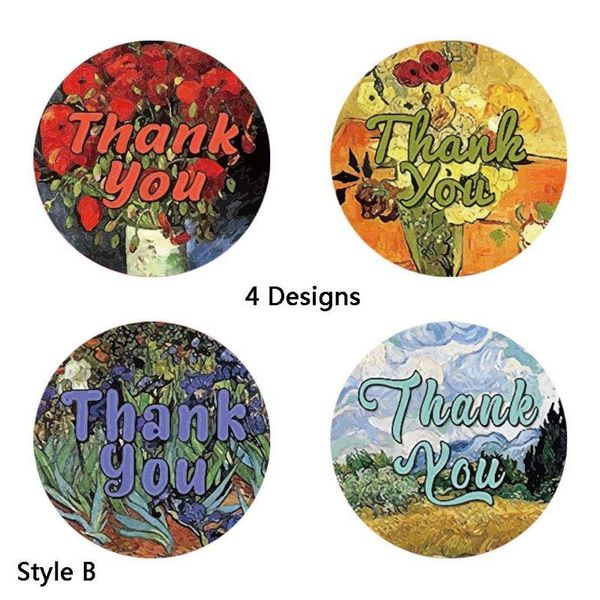 500pcs oil painting thank you stickers for wedding handmade envelope seal label gift wrap
500pcs oil painting thank you stickers for wedding handmade envelope seal label gift wrap