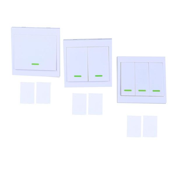 smart home control 1pc 86 wall panel wireless remote switch transmitter 1 2 3 button rf receiver for bedroom ceiling light lamp
smart home control 1pc 86 wall panel wireless remote switch transmitter 1 2 3 button rf receiver for bedroom ceiling light lamp