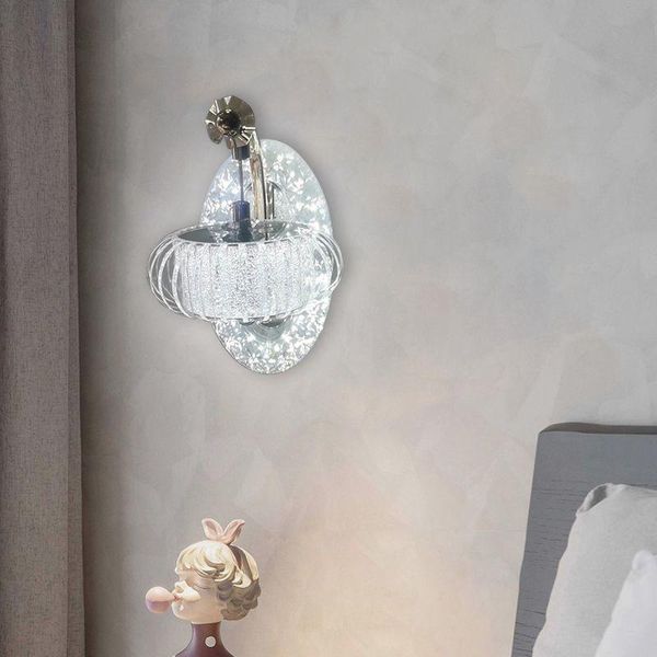 modern bedroom bedside led crystal wall lamp living room tv corridor staircase creative nordic simple lamps
modern bedroom bedside led crystal wall lamp living room tv corridor staircase creative nordic simple lamps