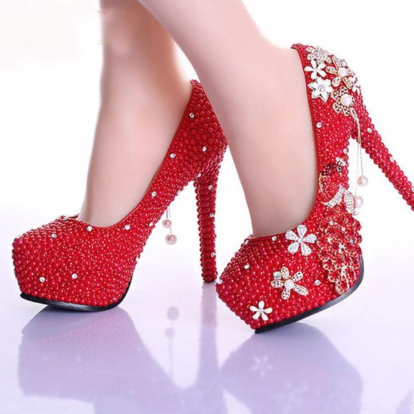 elegant 5 inches high heel diamond woman pumps prom shoes luxury red pearl rhinestone wedding handmade bridal dress, Black
elegant 5 inches high heel diamond woman pumps prom shoes luxury red pearl rhinestone wedding handmade bridal dress, Black