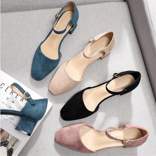 woman shoes 2021 summer women square high heels office lady flock ankle strap career heeled elegant wedding pumps dress, Black
woman shoes 2021 summer women square high heels office lady flock ankle strap career heeled elegant wedding pumps dress, Black