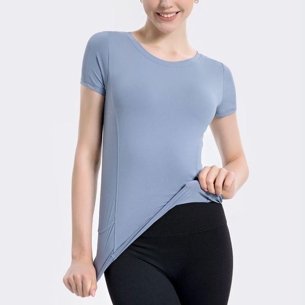yoga outfit sports for female summer simple loose short-sleeved solid shirts lightweight breathable running fitness clothes
yoga outfit sports for female summer simple loose short-sleeved solid shirts lightweight breathable running fitness clothes