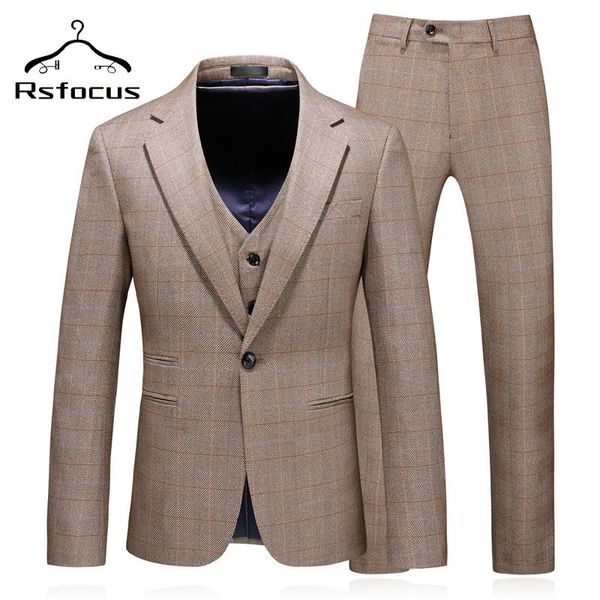 men's suits & blazers rsfocus 2021 arrival khaki wedding for men elegant mens formal business plaid suit 5xl big size casual male tz047, White;black
men's suits & blazers rsfocus 2021 arrival khaki wedding for men elegant mens formal business plaid suit 5xl big size casual male tz047, White;black