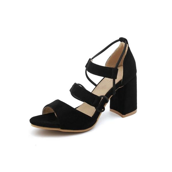 sandals big size high heels women shoes woman summer ladies pure color coarse heel heeled, Black
sandals big size high heels women shoes woman summer ladies pure color coarse heel heeled, Black