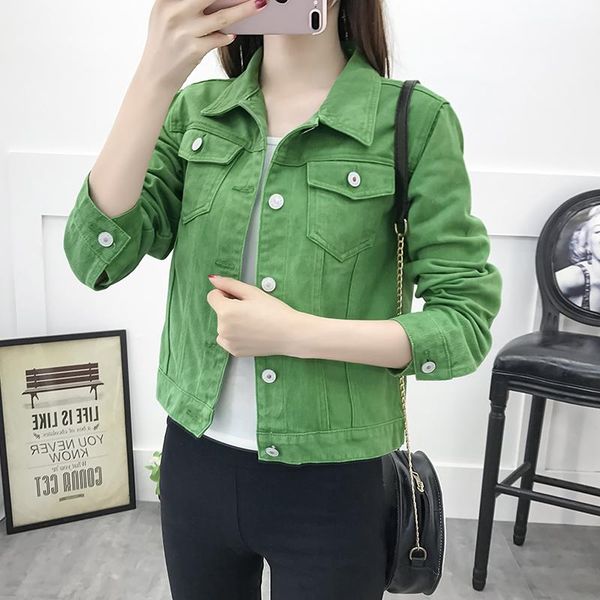 women's jackets jeans jacket women spring 2xl xl autumn hand brush long sleeve stretch short denim white pink coats, Black;brown
women's jackets jeans jacket women spring 2xl xl autumn hand brush long sleeve stretch short denim white pink coats, Black;brown