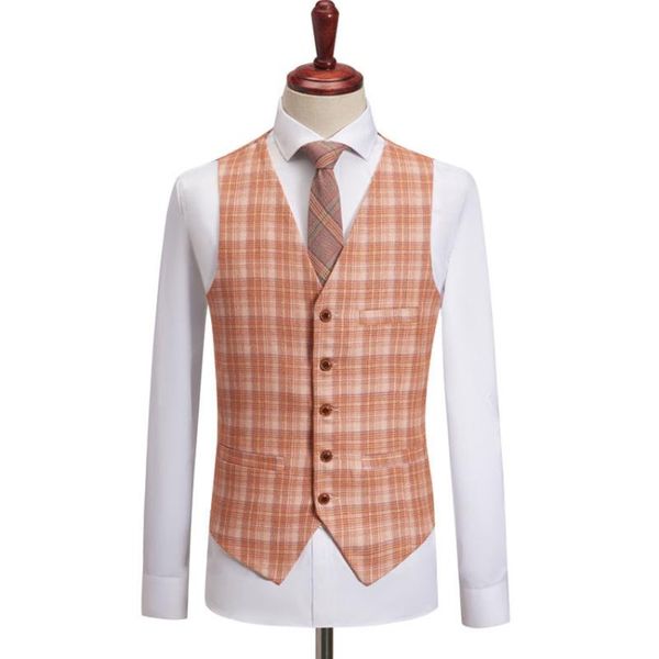 men's vests vest for men wedding plaid slim fit boutique casual singal-breasted gentleman jacket waistcoat groom costumes, Black;white
men's vests vest for men wedding plaid slim fit boutique casual singal-breasted gentleman jacket waistcoat groom costumes, Black;white