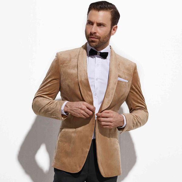 men's suits & blazers latest camel velvet tuxedo jacket custom made slim fit golden color blazer men, tailored wedding men, White;black
men's suits & blazers latest camel velvet tuxedo jacket custom made slim fit golden color blazer men, tailored wedding men, White;black