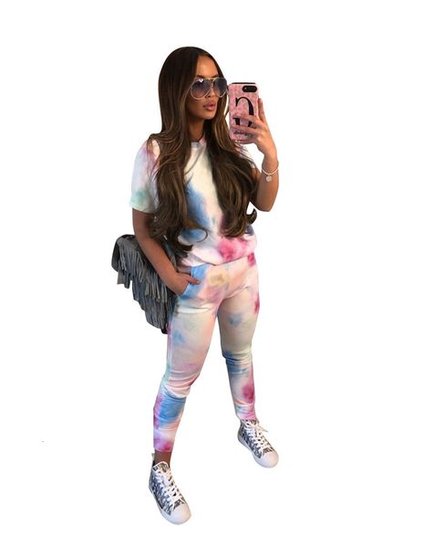 summer arrivals tie-dye printed and long pants ladies ny two-piece short sleeves t shirt home outwear outfits, Gray
summer arrivals tie-dye printed and long pants ladies ny two-piece short sleeves t shirt home outwear outfits, Gray