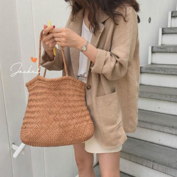 women's jackets women summer cotton linen notched collar jacket vintage coat single button casual chaqueta mujer pocket veste femme, Black;brown
women's jackets women summer cotton linen notched collar jacket vintage coat single button casual chaqueta mujer pocket veste femme, Black;brown
