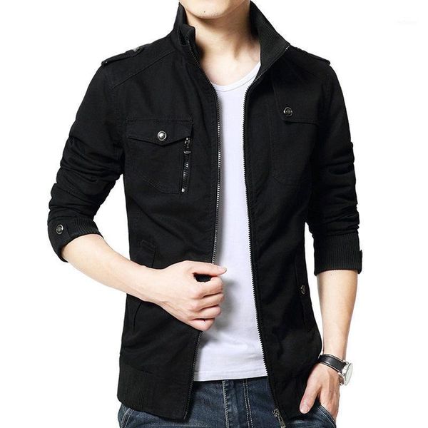 cargo jacket man casual men jackets 2021 slim fit brand work cotton outerdoors solid color overcoat veste homme men's, Black;brown
cargo jacket man casual men jackets 2021 slim fit brand work cotton outerdoors solid color overcoat veste homme men's, Black;brown