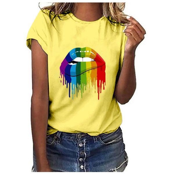 camiseta mujer fashion t-shirt women o-neck red lip mouth print short sleeve casual for women's, White
camiseta mujer fashion t-shirt women o-neck red lip mouth print short sleeve casual for women's, White