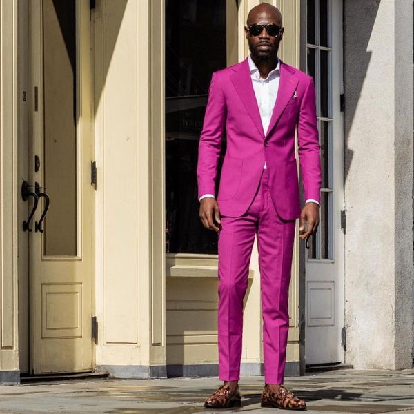 men's suits & blazers rose red slim fit suit notched lapel for wedding custom made male tuxedos groom wear prom jackets with pants, White;black
men's suits & blazers rose red slim fit suit notched lapel for wedding custom made male tuxedos groom wear prom jackets with pants, White;black