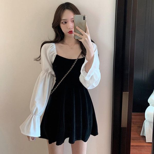 casual dresses daxin women long sleeve dress vintage puff female summer holiday vestidos femme vestido de mujer, Black;gray
casual dresses daxin women long sleeve dress vintage puff female summer holiday vestidos femme vestido de mujer, Black;gray