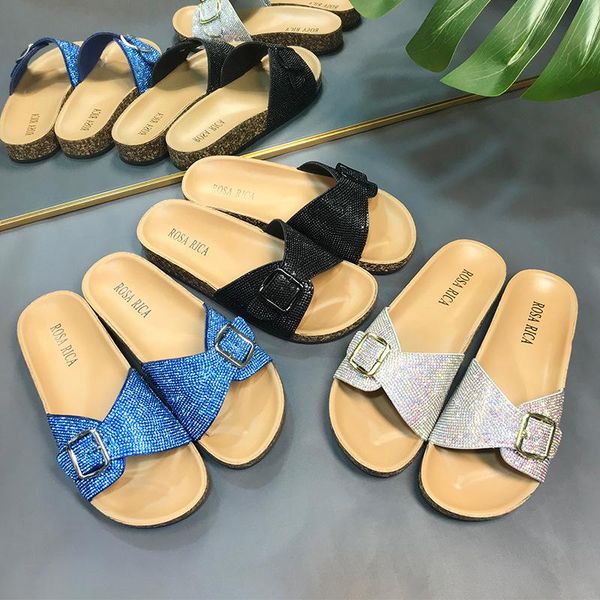 slippers fashion rhinestone buttons ladies solid color cork bottom flat sandals open toe slip on beach shoes amazing flip flops, Black
slippers fashion rhinestone buttons ladies solid color cork bottom flat sandals open toe slip on beach shoes amazing flip flops, Black