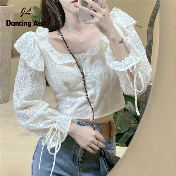 women's blouses & shirts women chiffon blouse turtleneck long flare sleeve korean chic autumn slim casual woman fashion crop dro, White
women's blouses & shirts women chiffon blouse turtleneck long flare sleeve korean chic autumn slim casual woman fashion crop dro, White