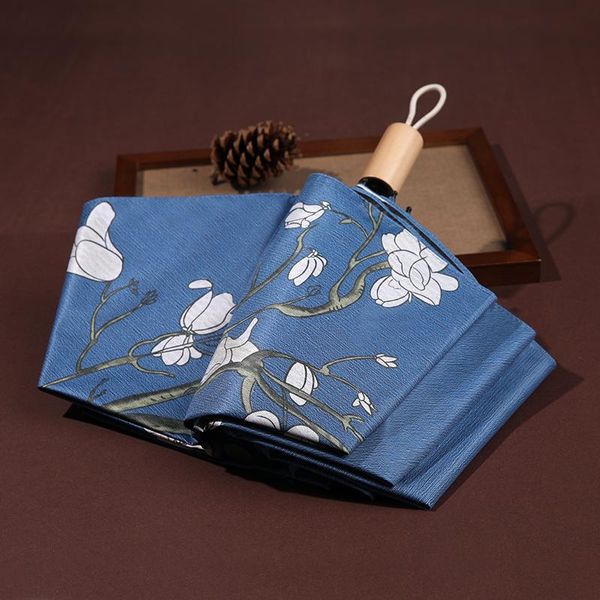 umbrellas blue retro flowers umbrella black coating sunscreen sunny parasol rain woman three folding female automatic gift
umbrellas blue retro flowers umbrella black coating sunscreen sunny parasol rain woman three folding female automatic gift