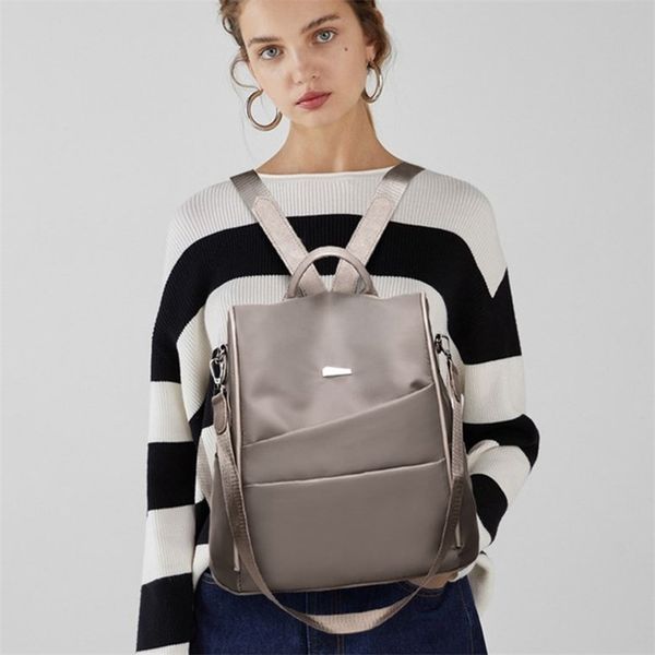 fashion lightweight women's backpack oxford waterproof classic elegant girl rucksack shopping leisure school bag design 211211
fashion lightweight women's backpack oxford waterproof classic elegant girl rucksack shopping leisure school bag design 211211