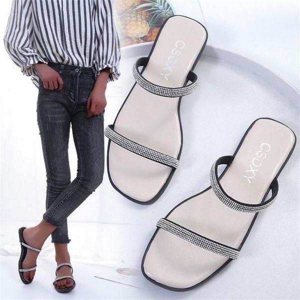 slippers women's shoes fashion solid color pu classic rhinestone decoration open-toed flat-heel comfortable sandals km165 woman, Black
slippers women's shoes fashion solid color pu classic rhinestone decoration open-toed flat-heel comfortable sandals km165 woman, Black