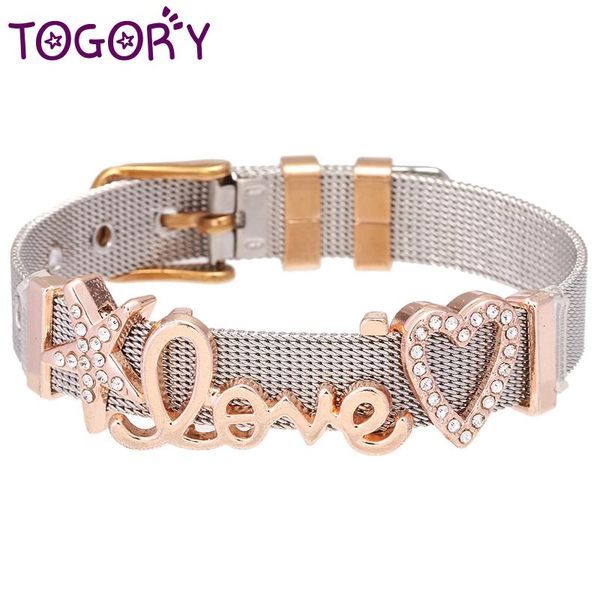 charm bracelets togory jewelry silver color stainless steel mesh bracelet set love heart star fine for woman girlfriend gift, Golden;silver
charm bracelets togory jewelry silver color stainless steel mesh bracelet set love heart star fine for woman girlfriend gift, Golden;silver