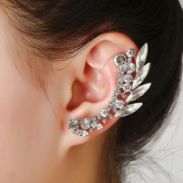 clip-on & screw back punk gothic feather crystal earrings female chic ear cuff clip on party gift exaggerated earring cuffs for women 2e1206, Silver
clip-on & screw back punk gothic feather crystal earrings female chic ear cuff clip on party gift exaggerated earring cuffs for women 2e1206, Silver