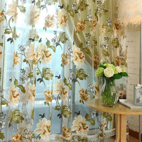 curtain & drapes door blinds window peony printed transparent tulle room divider valance c
curtain & drapes door blinds window peony printed transparent tulle room divider valance c