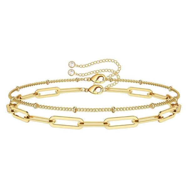 dainty gold bracelet for women bead and oval chain zircon adjustable layered bracelets friends jewelry christmas gift charm, Golden;silver
dainty gold bracelet for women bead and oval chain zircon adjustable layered bracelets friends jewelry christmas gift charm, Golden;silver