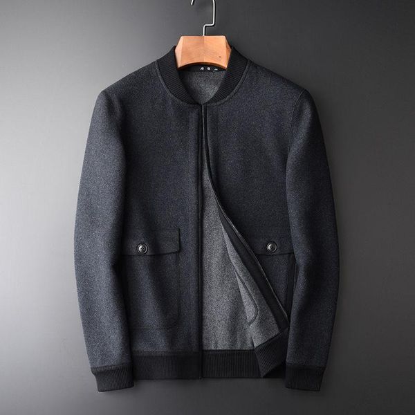 men's jackets double faced tweed jacket for slim fit short fall / winter 2021 fashion stand collar thickened warm woollen cloth, Black;brown
men's jackets double faced tweed jacket for slim fit short fall / winter 2021 fashion stand collar thickened warm woollen cloth, Black;brown