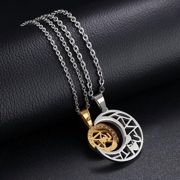 chains romantic hollow out sun & moon crystal rhinestone pendant couples necklace for lovers valentine's day gift lb, Silver
chains romantic hollow out sun & moon crystal rhinestone pendant couples necklace for lovers valentine's day gift lb, Silver