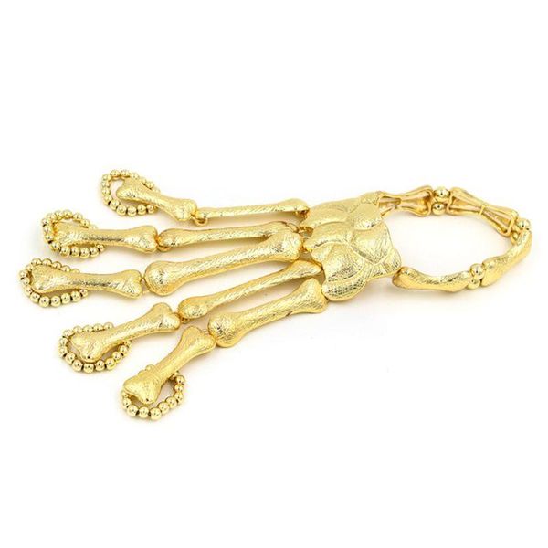charm bracelets halloween hand chain metal talon skeleton finger bracelet women girls skull wristband jewelry gift, Golden;silver
charm bracelets halloween hand chain metal talon skeleton finger bracelet women girls skull wristband jewelry gift, Golden;silver