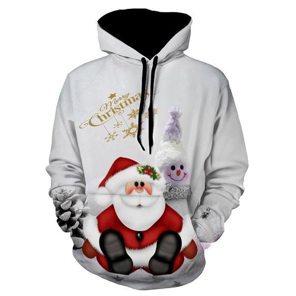 christmas cute santa claus hoodie visual impact party punk gothic round neck sweater hoodie, Black
christmas cute santa claus hoodie visual impact party punk gothic round neck sweater hoodie, Black