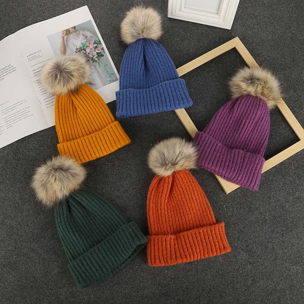 hat autumn and version spinning raccoon ball knitted wool women's versatile warm children's candy color parent-child, Blue;gray
hat autumn and version spinning raccoon ball knitted wool women's versatile warm children's candy color parent-child, Blue;gray