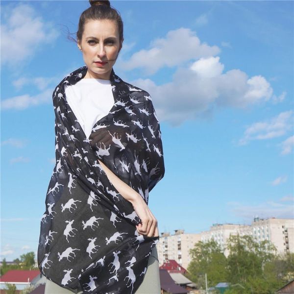 scarves jinjin.qc women lightweight viscose scarf reindeer printed and shawls instant jilbab muslim hijab four color to choose, Blue;gray
scarves jinjin.qc women lightweight viscose scarf reindeer printed and shawls instant jilbab muslim hijab four color to choose, Blue;gray
