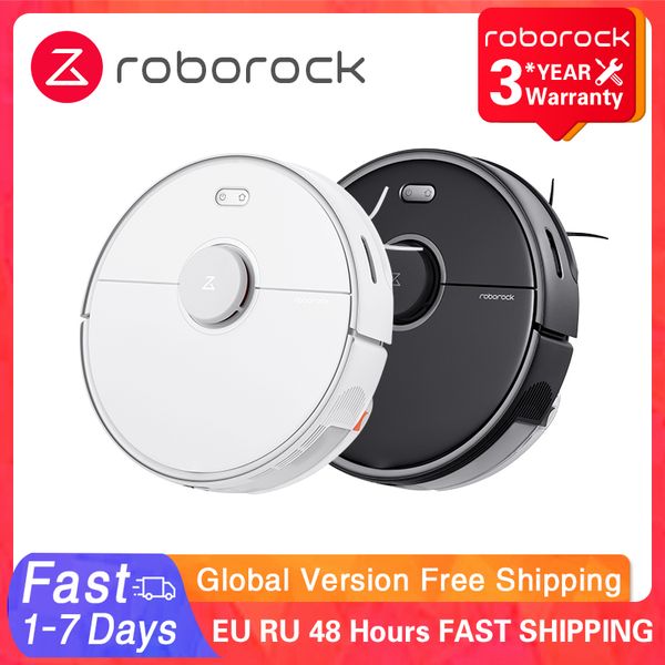 

global roborock s5 max robot vacuum cleaner wet dry smart home mopping sweeping dust sterilize app wifi 2021 laser navigationhello