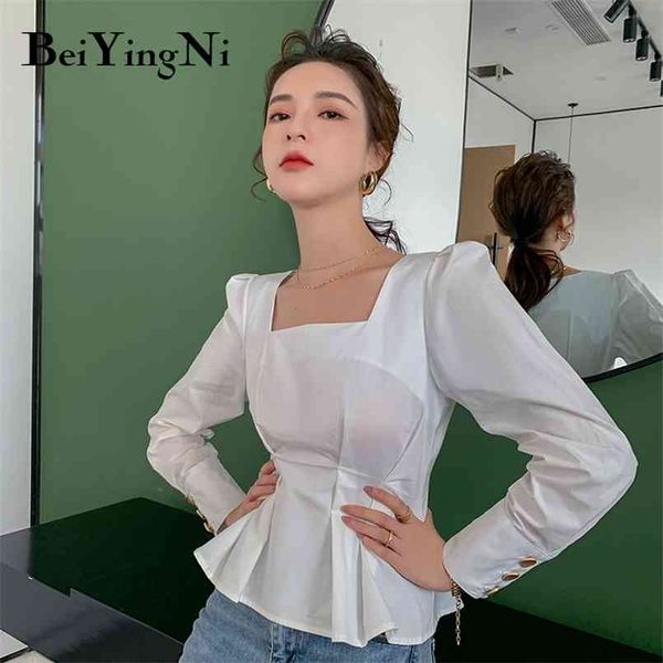 women's shirt elegant casual high street fashion office ladies blouses plain vintage buttons long sleeve blusas 210506, White
women's shirt elegant casual high street fashion office ladies blouses plain vintage buttons long sleeve blusas 210506, White