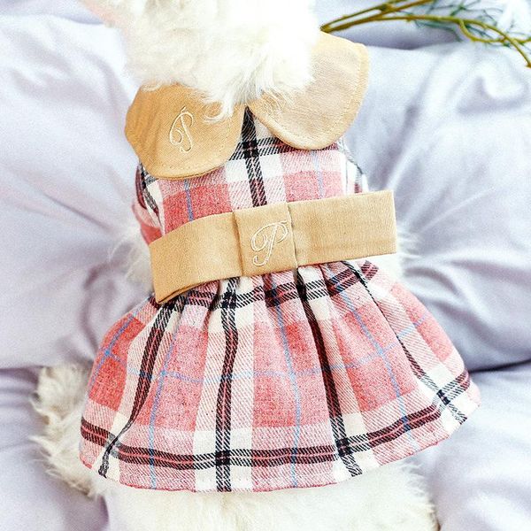 plaid dog dresses doll collar princess cat dress student skirt for teddy bichon spring summer costume small medium dogs apparel
plaid dog dresses doll collar princess cat dress student skirt for teddy bichon spring summer costume small medium dogs apparel