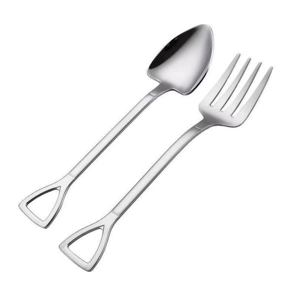 spoons large size 18.5cm creative shovel shape spoon fork stainless steel set meal dessert specialty forks tableware
spoons large size 18.5cm creative shovel shape spoon fork stainless steel set meal dessert specialty forks tableware