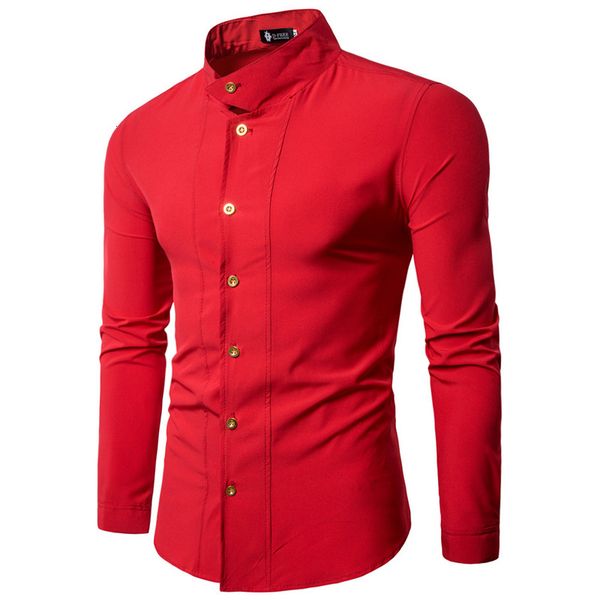 men's casual shirts 2021 spring and autumn leisure slim trend small pointed collar simple fashion long sleeve shirt dc46 9xp5, White;black
men's casual shirts 2021 spring and autumn leisure slim trend small pointed collar simple fashion long sleeve shirt dc46 9xp5, White;black